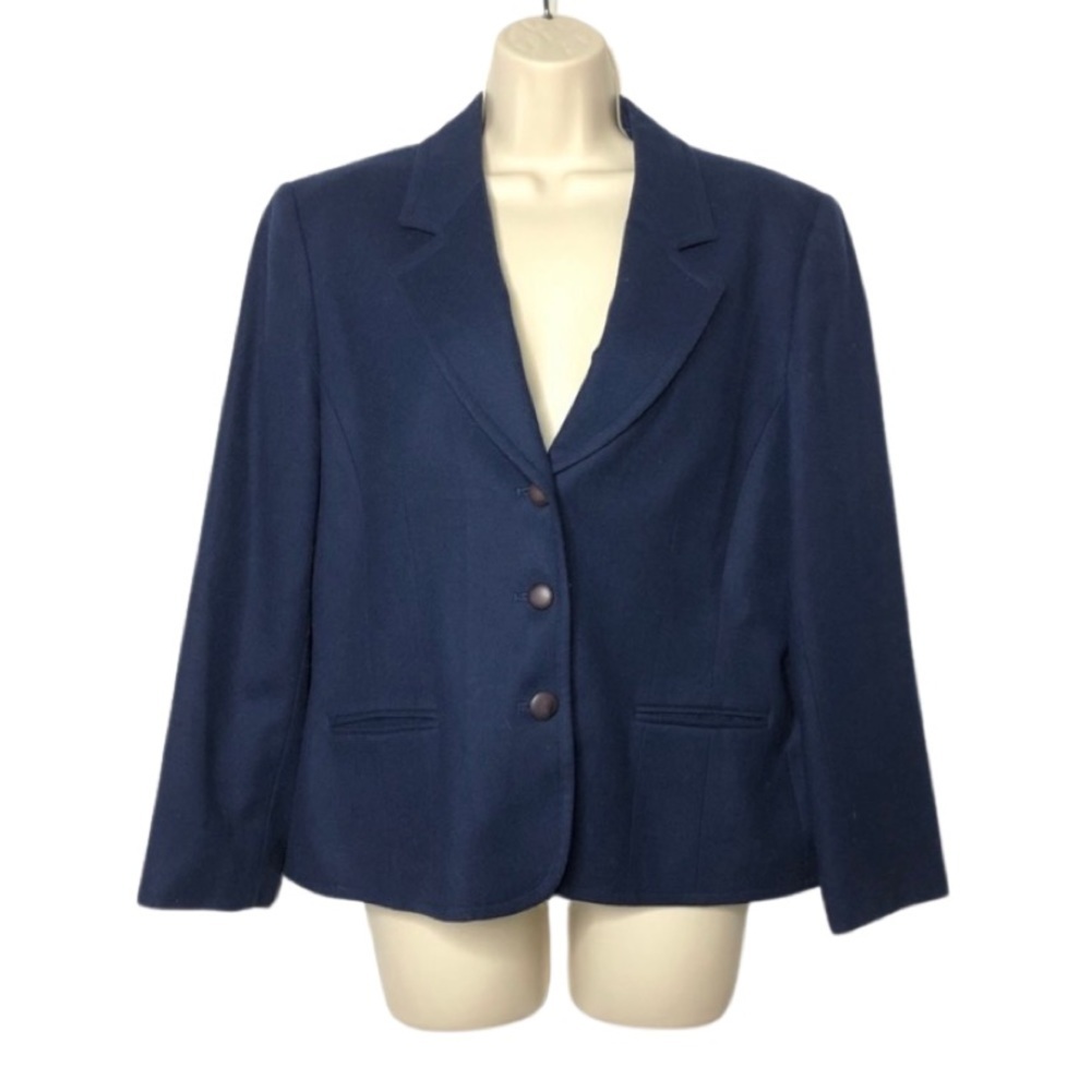 Pendleton Navy vintage wool blazer sz 12 B1